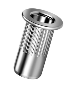 Afbeeldingen van Blindklinkmoer Q-nut open ALU platkop M8 klembereik 0,5-3,0MM