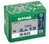 Afbeeldingen van SPAX Spaanplaatschroef verzonkenkop WIROX voldraad PZ2 3,5X12MM