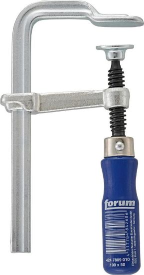 Afbeeldingen van FORUM Lijmklem massief koudstaal VZ 120X60MM