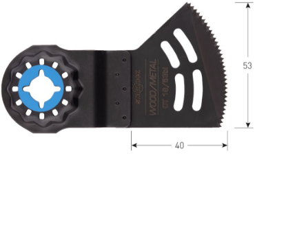 Afbeeldingen van ROTEC Invalzaagblad Starlock OT 18/53bi UNI53X40MM