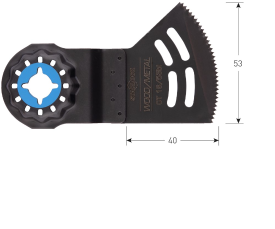 Afbeeldingen van ROTEC Invalzaagblad Starlock OT 18/53bi UNI53X40MM