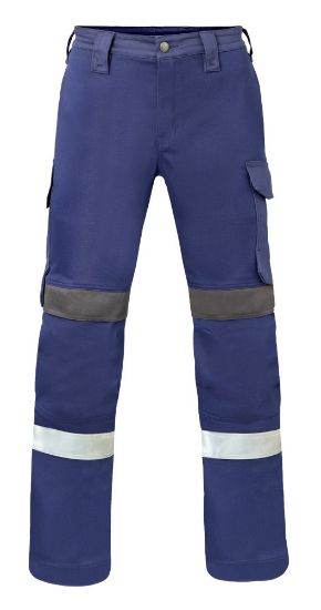Afbeeldingen van HAVEP Werkbroek Force+ 80396 indigo blauw/charcoal 64