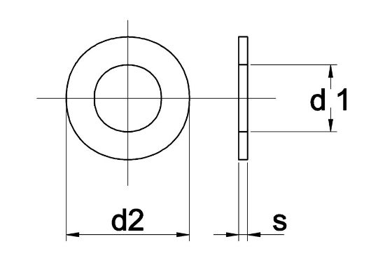 Afbeeldingen van Sluitring DIN 125A thermisch verzinkt M 24