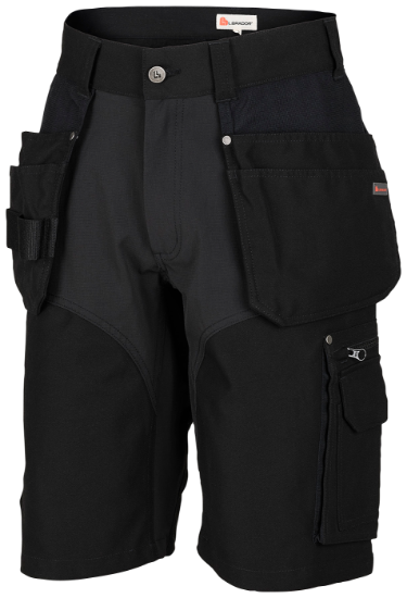 Afbeeldingen van L.BRADOR Werkbroek kort 1053PB zwart 60