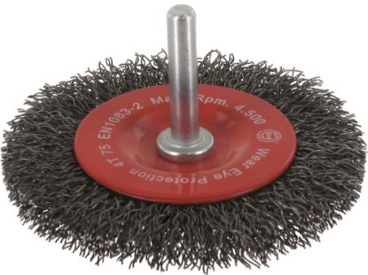 Afbeeldingen van ROTEC Stiftborstel gegolfd staaldraad 100X12X0,3MM