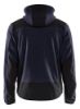 Afbeeldingen van BLÅKLÄDER Gebreid jack met softshell 5940 donker marineblauw/zwart M