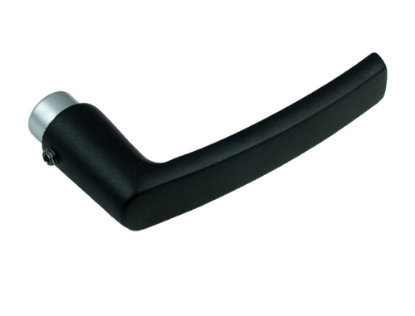 Afbeeldingen van AMI Deurkruk type 332 zwart gatdeel M6