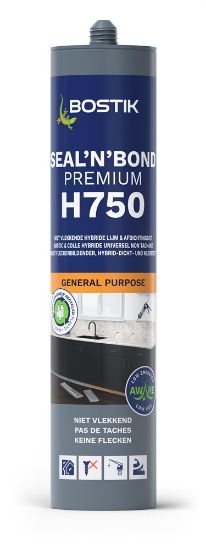 Afbeeldingen van BOSTIK Allround hybridekit H750 zwart 290ML