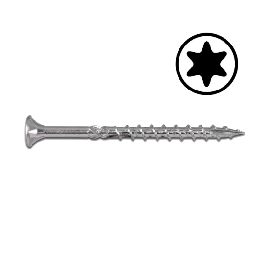 Afbeeldingen van WOFIX Spaanplaatschroef VZ T30 grof 6X280/73MM