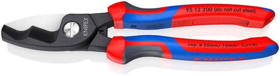 Afbeeldingen van KNIPEX Kabelschaar 9512200 dubbel 70MM² / 20MM