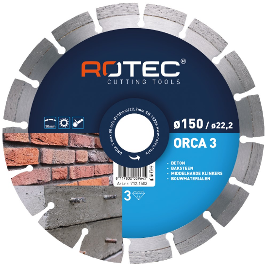 Afbeeldingen van ROTEC Diamantzaagblad BSXE 150X2,0X22,2MM