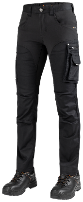 Afbeeldingen van L.BRADOR Werkbroek 1842PB-W zwart 34