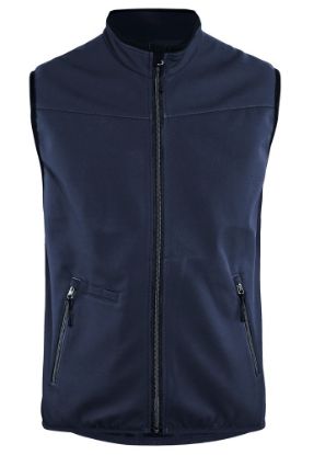 Afbeeldingen van BLÅKLÄDER Softshell bodywarmer 3850 donker marineblauw/zwart XL