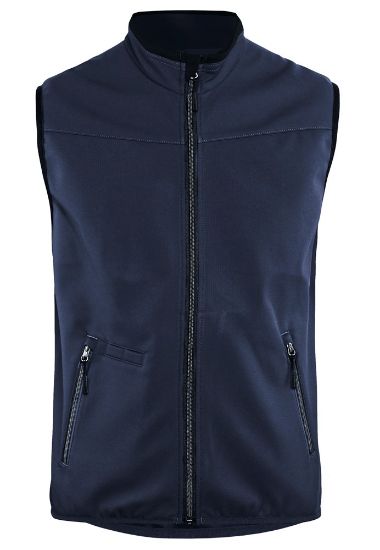 Afbeeldingen van BLÅKLÄDER Softshell bodywarmer 3850 donker marineblauw/zwart 2XL