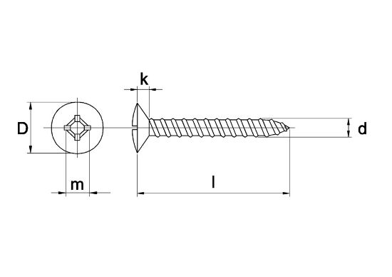 Afbeeldingen van Plaatschroef bol VZK PH DIN7983 EV 3,5X9,5MM