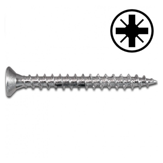 Afbeeldingen van WOFIX Spaanplaatschroef UNI VZ PZ2 5,0X50MM