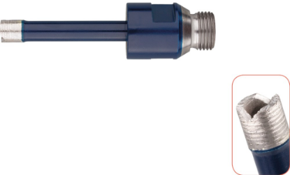 Afbeeldingen van ROTEC Natuursteenboor blauw nat ½" 18X50MM ring