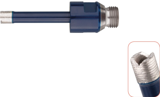 Afbeeldingen van ROTEC Natuursteenboor blauw nat ½" 51X50MM 5 segmenten