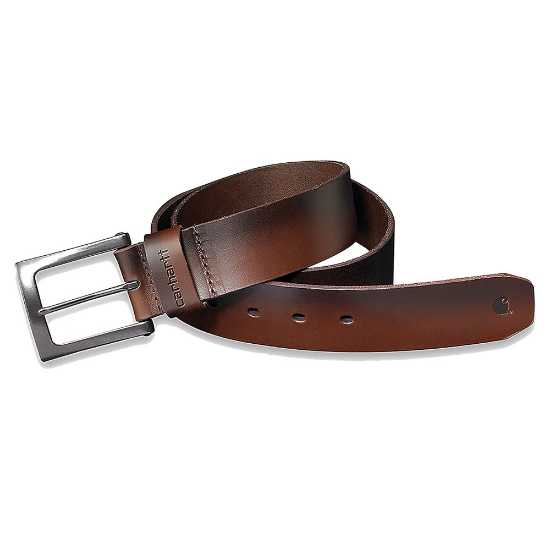 Afbeeldingen van CARHARTT Leren riem met gesp 800609 bruin W44