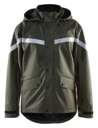 Afbeeldingen van BLÅKLÄDER Regenjas LEVEL 2 4305 army groen 2XL