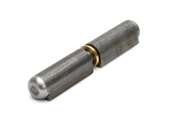 Afbeeldingen van DX Aanlaspaumelle blank stalen pen & messing ring 40X8MM