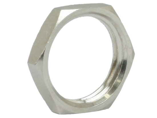 Afbeeldingen van Moer messing vernikkeld G⅜"