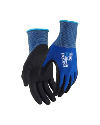 Afbeeldingen van BLÅKLÄDER Werkhandschoen Touch nitril-gedipt 2933 korenblauw 10
