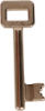 Afbeeldingen van OXLOC Klaviersleutel nr. 22 staal vernikkeld