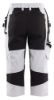 Afbeeldingen van BLÅKLÄDER Schilderspiraatbroek dames met stretch X1900 7109 wit/zwart C44