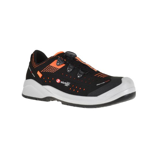 Afbeeldingen van SIXTON PEAK Werkschoen laag Forza Boa Green air 3D S1P ESD zwart/oranje 41