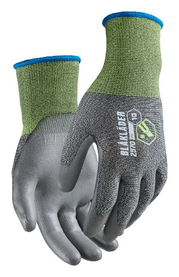 Afbeeldingen van BLÅKLÄDER Handschoen snijbestendig B PU-gedipt 2970 zwart 8