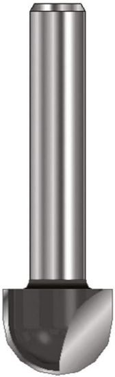 Afbeeldingen van ENT Holprofielfrees HM R4MM schacht 12MM 