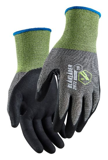 Afbeeldingen van BLÅKLÄDER Handschoen snijbestendig B nitril-gedipt 2972 zwart 10