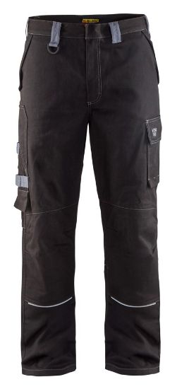 Afbeeldingen van BLÅKLÄDER Werkbroek vlamvertragend 1561 zwart/grijs C146