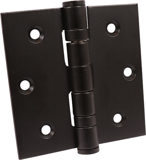 Afbeeldingen van OXLOC Kogellagerscharnier RVS zwart rechte hoeken