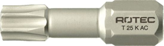 Afbeeldingen van ROTEC Torsionbit ¼" PRO T30 25MM C6,3MM conisch RVS 10x