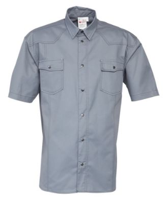 Afbeeldingen van HAVEP Overhemd met korte mouwen Basic 1654 grijs 4XL