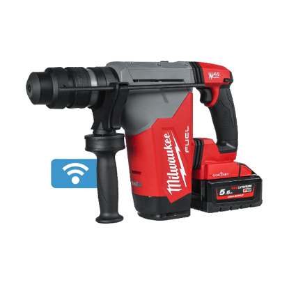 Afbeeldingen van MILWAUKEE Accu combihamer M18ONEFHPX-552X ONE-KEY SDS-Plus 32MM met FIXTEC