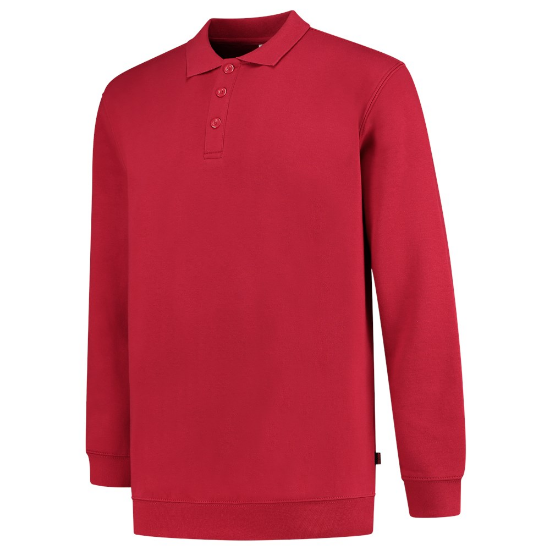 Afbeeldingen van TRICORP Polosweater met boord 60°C wasbaar 301016 rood 4XL