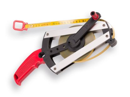 Afbeeldingen van BMI Isolan staalbandmaat met ring en haak 30M