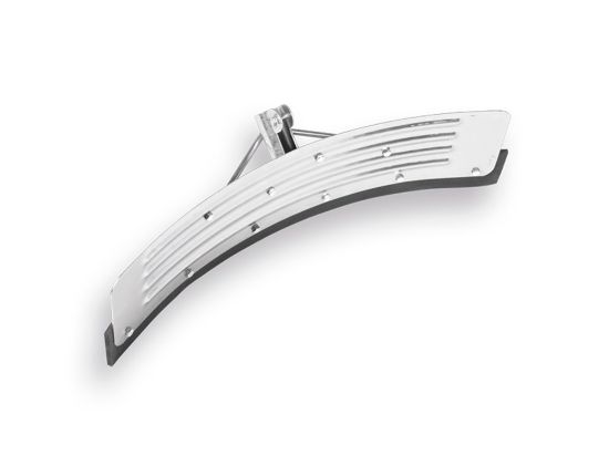 Afbeeldingen van Mestschuiver gebogen 58CM verzinkt 