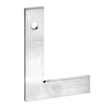 Afbeeldingen van FORUM Blokwinkelhaak zonder aanslag staal VZ 100X70MM