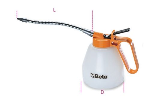 Afbeeldingen van BETA Kunststof oliekannen flexibel 1753 700
