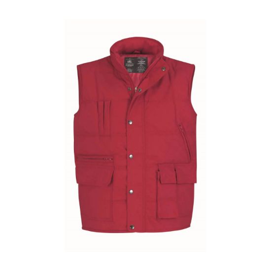 Afbeeldingen van B&C Bodywarmer Explorer 5JU880 rood 2XL