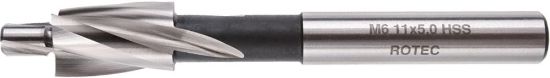 Afbeeldingen van ROTEC Kopverzinkfrees HSS-G 180° DIN373 M12 voor kernpassing