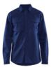 Afbeeldingen van BLÅKLÄDER Overhemd vlamvertragend 3226 marineblauw 4XL