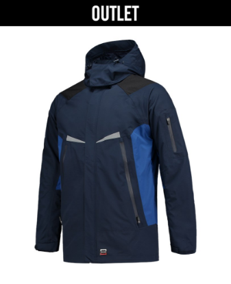 Afbeeldingen van TRICORP Regenjas Sport 401002 inkt/royal blauw 2XL