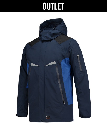 Afbeeldingen van TRICORP Regenjas Sport 401002 inkt/royal blauw L