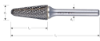 Afbeeldingen van ROTEC Stiftfrees HM model LZ6 kruisvertand 8X25,4X70X6MM 