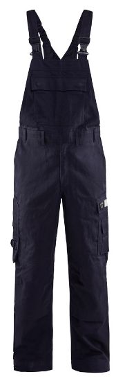 Afbeeldingen van BLÅKLÄDER Bretelbroek vlamvertragend 2824 marineblauw C62